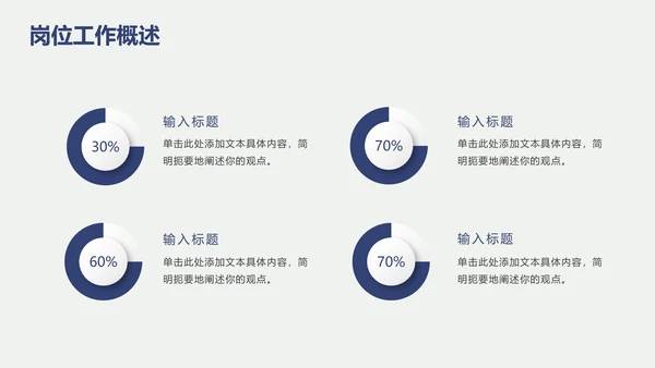 白色高级极简通用PPT模板
