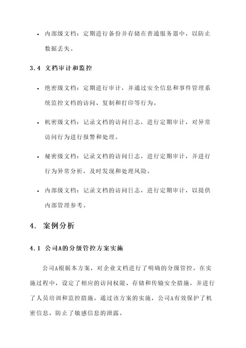 企业文档分级管控方案