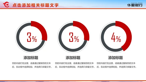 精美大气华夏银行金融理财年终总结PPT