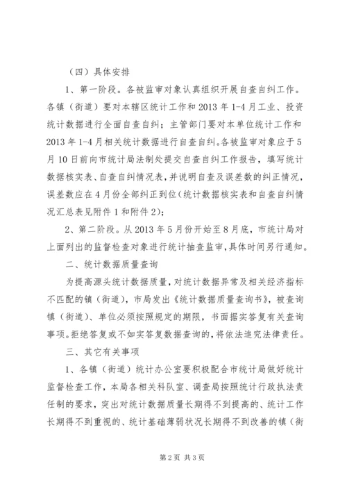 统计监督检查工作计划与实施方案.docx