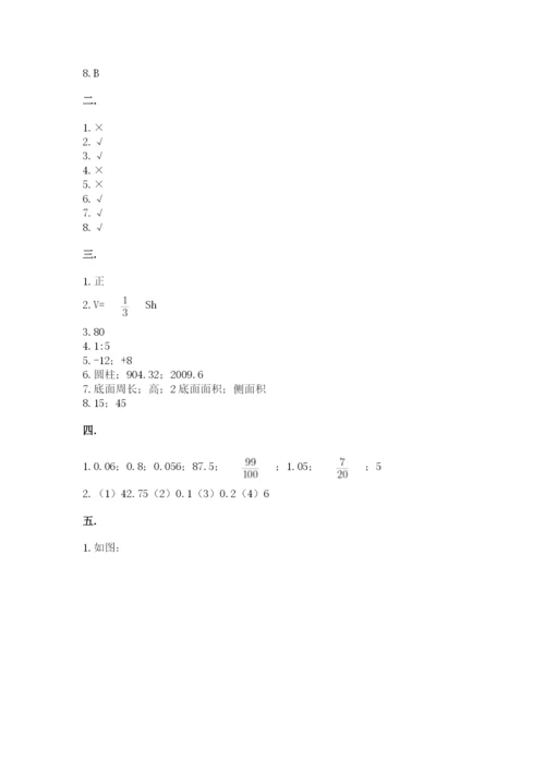 浙江省宁波市小升初数学试卷一套.docx