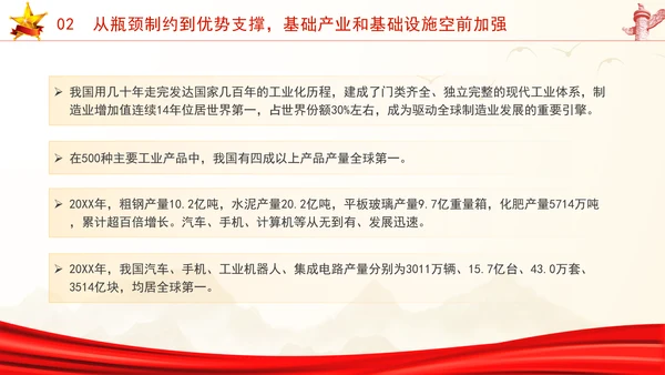 国庆节党支部庆祝建国75周年经济社会发展成就ppt