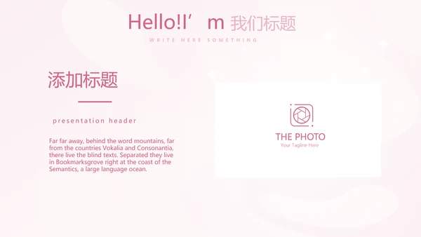 粉色时尚孕妇年年终总结动态PPT