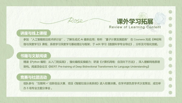 兔崽子绿色卡通风学习总结