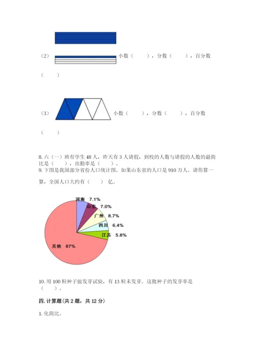 2022六年级上册数学期末测试卷精品【考试直接用】.docx