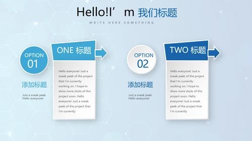 蓝色公安科技网络信息软件科技商务动态PPT