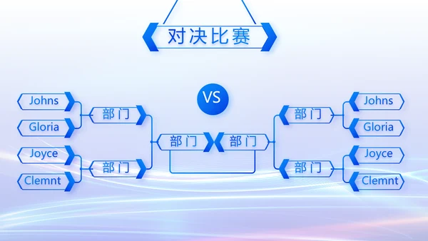 蓝色大气项目成果展示商务动态PPT模板
