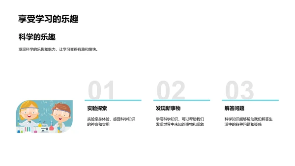 科学知识与生活PPT模板