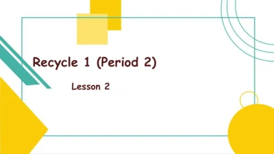 小学英语 人教版（PEP） 五年级上册 Recycle 1 第二课时课件+素材(共26张PPT)