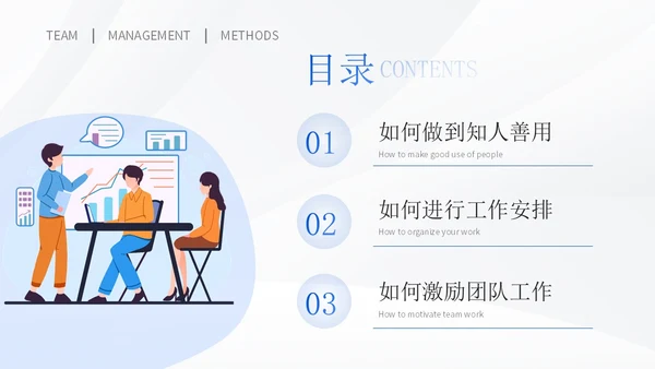 插画风团队管理员工培训团队管理办法PPT