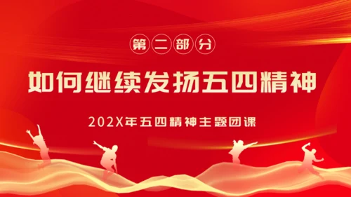 弘扬五四精神_五四青年节通用PPT模板