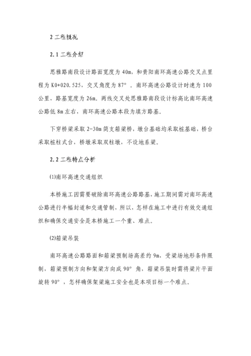 下穿高速综合标准施工专业方案.docx