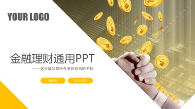 大气商务金融投资理财保险工作汇报PPT