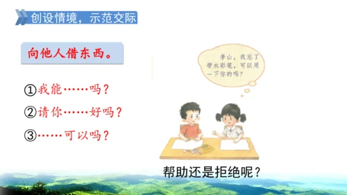 2025年春统编版一年级语文下册  口语交际：请你帮个忙 授课课件