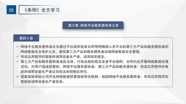 2024年网络数据安全管理条例解读学习PPT课件