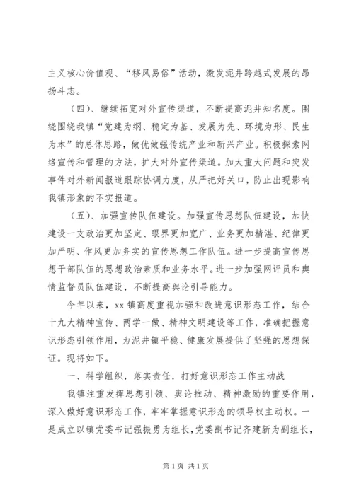 落实意识形态工作情况汇报.docx