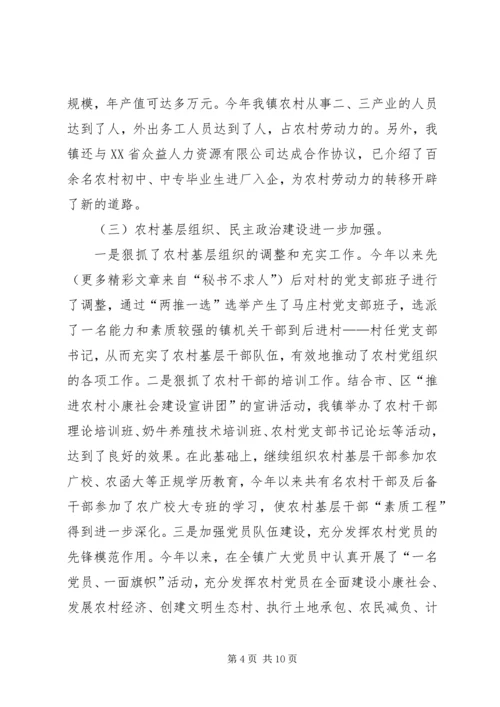 年度乡镇工作总结及年工作计划 (2).docx