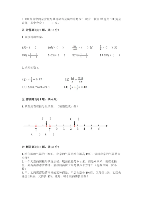 冀教版小升初数学模拟试卷精品【名师推荐】.docx