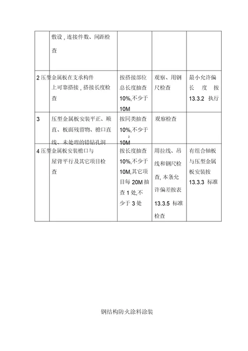 钢结构检查要求