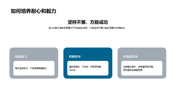 数学竞赛之路