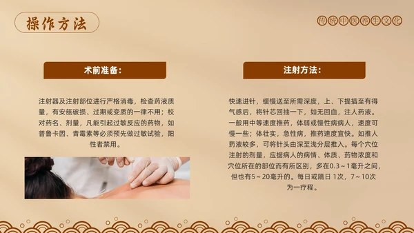 棕色简约中医适宜技术PPT模板宣传PPT动态PPT