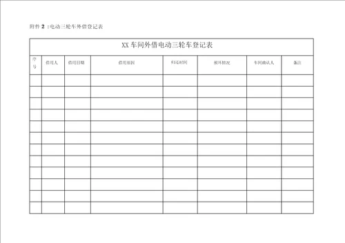 电动三轮车管理规定