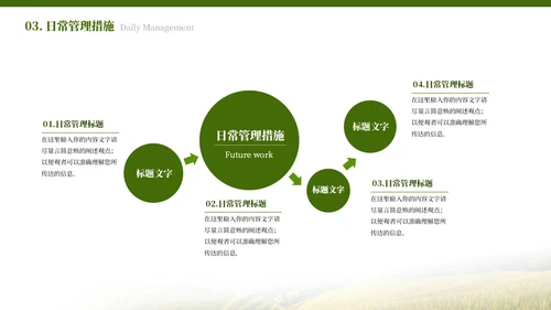 绿色简约农业发展乡村振兴PPT模板