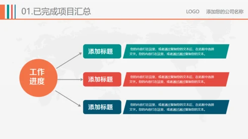 立体企业多彩商务商业计划书通用PPT模板