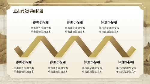 黄色中国风毕业谢师宴主题PPT模板