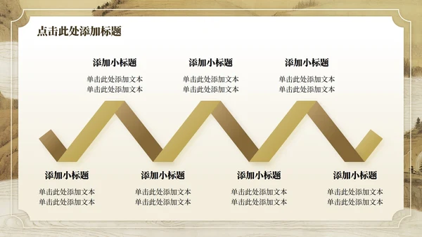 黄色中国风毕业谢师宴主题PPT模板