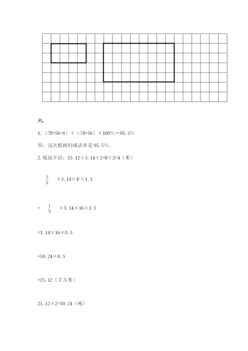 青岛版六年级数学下学期期末测试题及完整答案【精选题】.docx