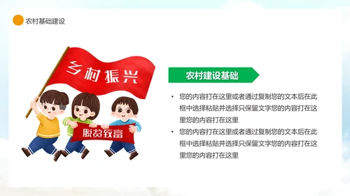 农业现代，农村现代化PPT模板