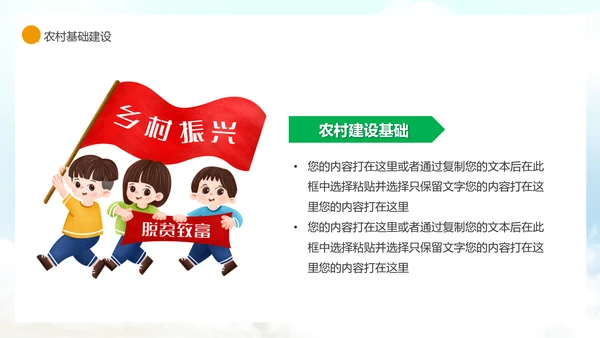 农业现代，农村现代化PPT模板