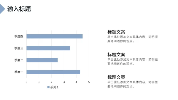 蓝色大气总结汇报PPT模板