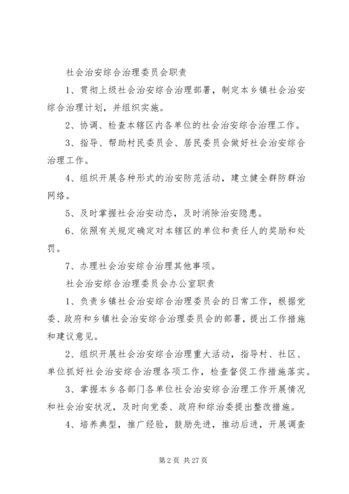 乡镇社会治安综合治理规范化管理资料.docx