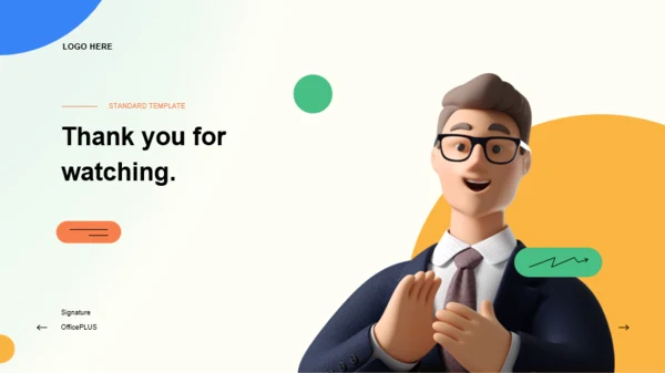 彩色3D英语在线教学课件PPT素材