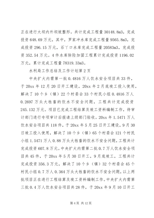 水利局工作总结及工作计划.docx