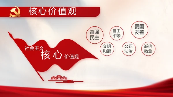 党建党支部年终工作总结汇报PPT党课
