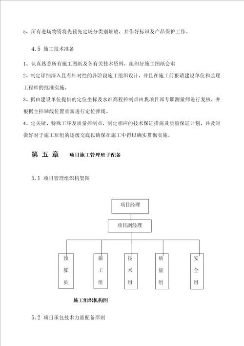 医院传染病房地下室人防施工组织设计