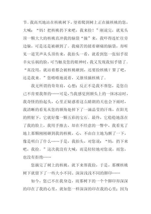 关于脚印的作文.docx