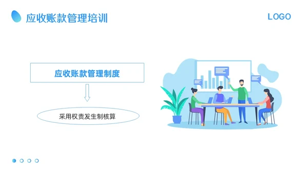 蓝色卡通应收账款管理培训PPT模板宣传PPT动态PPT