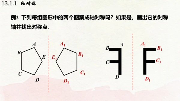 人教版数学八年级上册13.1.1  轴对称课件（共29张PPT）