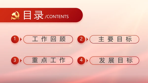 蓝色党建党支部述职报告动态PPT党课