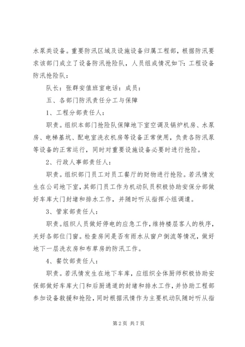 马蹄镇中小学XX年防汛工作应急预案 (4).docx