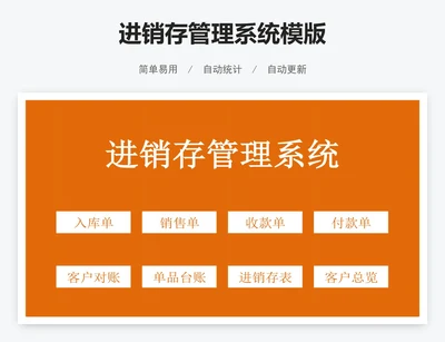 进销存管理系统模版