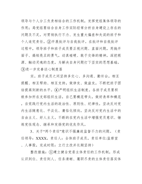 第一巡察组反馈意见整改方案(网络版).docx