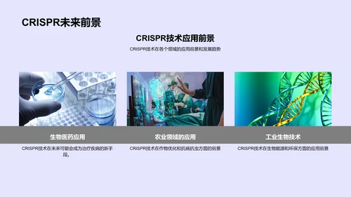 CRISPR技术商业应用PPT模板