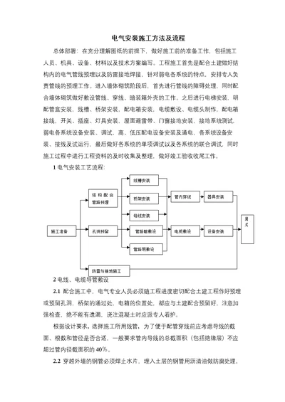 1.电气安装施工方法.