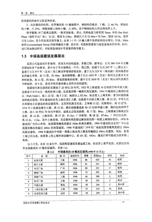 上海超高层及超大型建筑基础和基坑工程的研究与实践岩土工程专业毕业论文