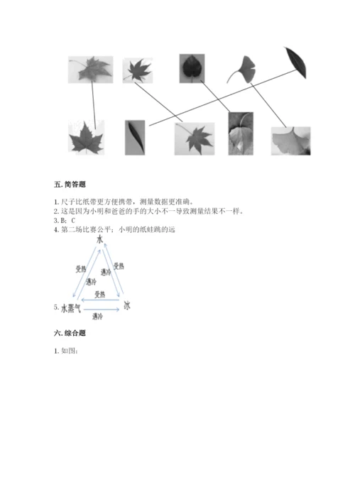 教科版一年级上册科学期末测试卷【轻巧夺冠】.docx